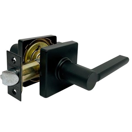 PROSOURCE Passage Lock, Lever, Contemporary, Matte Black LS3X903YASR4V24